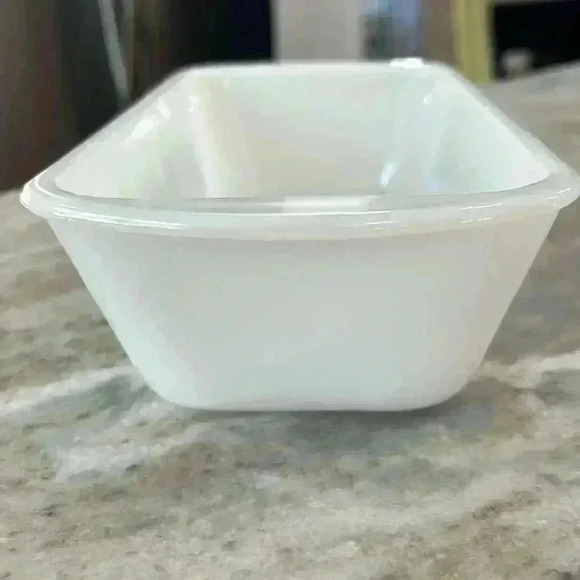 Glasbake Blueberry Loaf Dish 1-1/2 Qt. vintage Made in the USA. #522 - Picture 4 of 11